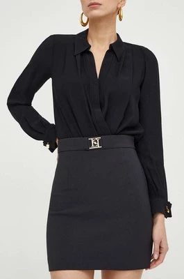 Elisabetta Franchi spódnica kolor czarny mini prosta GOT0341E2