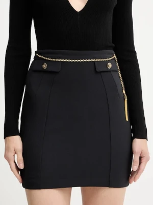Elisabetta Franchi spódnica kolor czarny mini prosta GO14857E2