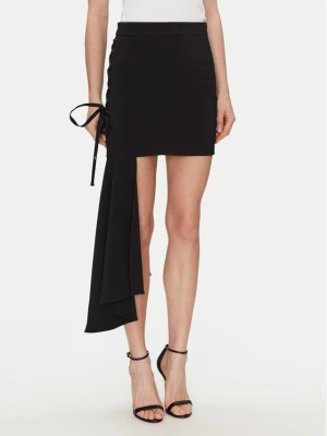 Elisabetta Franchi Spódnica mini GO-071-51E2-V340 Czarny Regular Fit