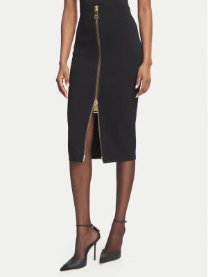 Elisabetta Franchi Spódnica ołówkowa GK-28B-66E2-V440 Czarny Slim Fit