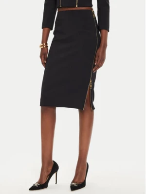 Elisabetta Franchi Spódnica ołówkowa GO-047-46E2 Czarny Slim Fit