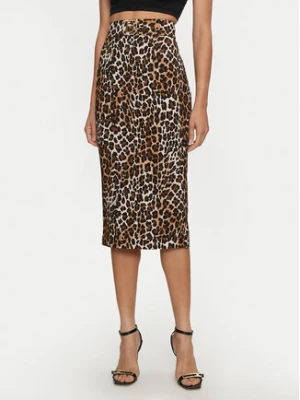 Elisabetta Franchi Spódnica ołówkowa GO-0694-7E2-V380 Brązowy Slim Fit