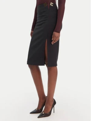 Elisabetta Franchi Spódnica ołówkowa GO-147-61E2-V320 Czarny Regular Fit