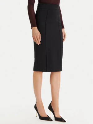 Elisabetta Franchi Spódnica ołówkowa GO-159-61E2-110 Czarny Slim Fit