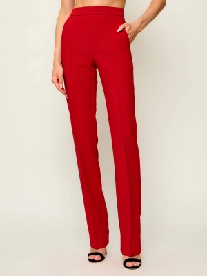 Elisabetta Franchi Spodnie chino | Slim Fit czerwony