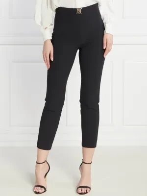 Elisabetta Franchi Spodnie cygaretki | Slim Fit