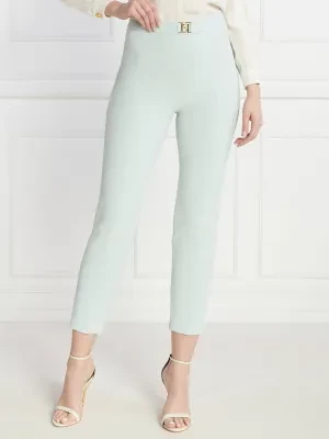 Elisabetta Franchi Spodnie cygaretki | Slim Fit