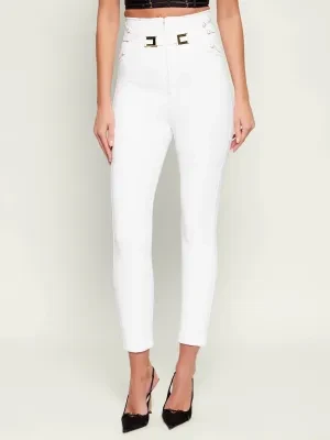 Elisabetta Franchi Spodnie cygaretki | Slim Fit