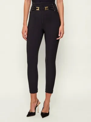 Elisabetta Franchi Spodnie cygaretki | Slim Fit