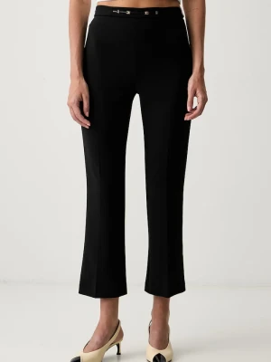 Elisabetta Franchi spodnie damskie czarny