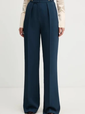 Elisabetta Franchi spodnie damskie proste high waist PA09956E2