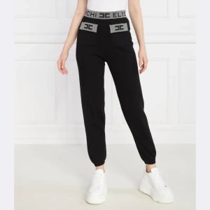 Elisabetta Franchi Spodnie dzianinowe | Regular Fit