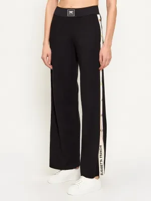 Elisabetta Franchi Spodnie dzianinowe | Regular Fit