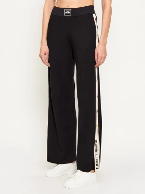 Elisabetta Franchi Spodnie dzianinowe | Regular Fit