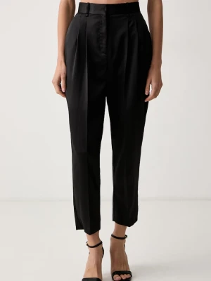 Elisabetta Franchi spodnie garniturowe damskie czarny