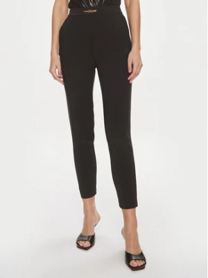 Elisabetta Franchi Spodnie materiałowe PA-027-41E2-V280 Czarny Regular Fit