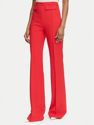 Elisabetta Franchi Spodnie materiałowe PA-196-66E2-V360 Czerwony Palazzo Fit