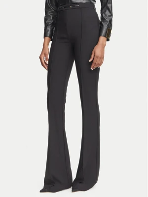 Elisabetta Franchi Spodnie materiałowe PA-197-66E2-V290 Czarny Flared Leg