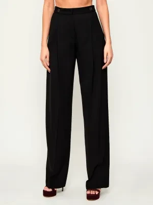Elisabetta Franchi Spodnie | Relaxed fit | z dodatkiem wełny