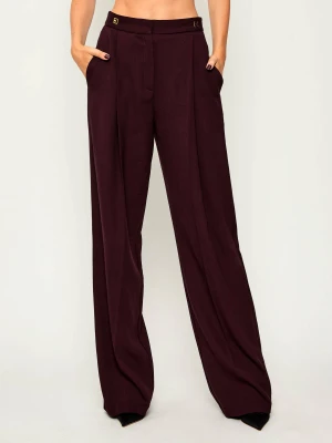 Elisabetta Franchi Spodnie | Relaxed fit | z dodatkiem wełny