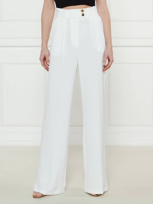 Elisabetta Franchi Spodnie | Straight fit ecru