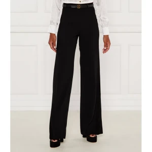 Elisabetta Franchi Spodnie z paskiem | flare fit