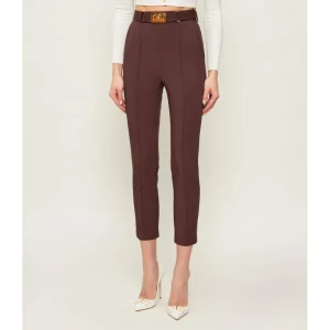 Elisabetta Franchi Spodnie z paskiem | Slim Fit