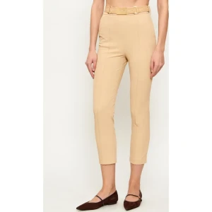 Elisabetta Franchi Spodnie z paskiem | Slim Fit