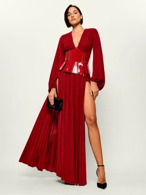 Elisabetta Franchi Sukienka czerwony