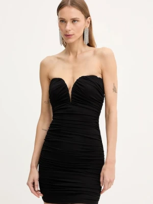 Elisabetta Franchi sukienka drapowana z wiskozą