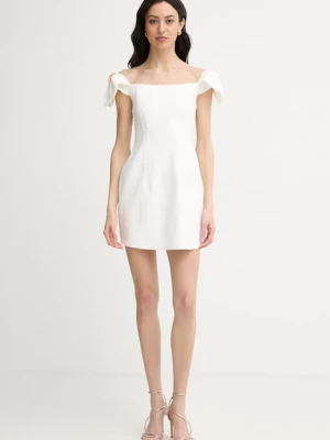 Elisabetta Franchi sukienka hiszpanka z lnem