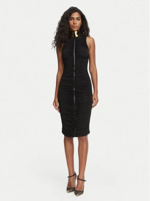 Elisabetta Franchi Sukienka koktajlowa AB-036-67E2-V700 Czarny Fitted Fit