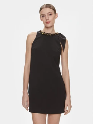 Elisabetta Franchi Sukienka koktajlowa AB-573-41E2-V400 Czarny Regular Fit