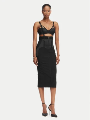 Elisabetta Franchi Sukienka koktajlowa AB-881-62E2-V660 Czarny Slim Fit
