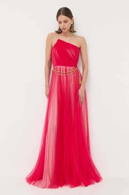 Elisabetta Franchi sukienka kolor różowy maxi rozkloszowana