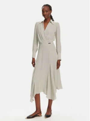 Elisabetta Franchi Sukienka koszulowa AB86552E2 E84 Czarny Regular Fit