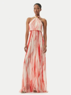 Elisabetta Franchi Sukienka letnia ABR4752E2 CP9 Czerwony Regular Fit