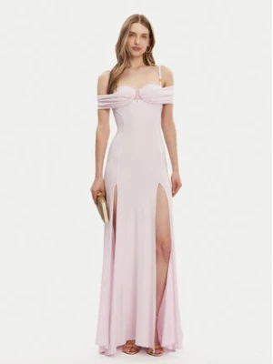 Elisabetta Franchi Sukienka wieczorowa AB-R08-51E2-V800 Różowy Regular Fit