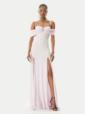 Elisabetta Franchi Sukienka wieczorowa AB-R08-51E2-V800 Różowy Regular Fit