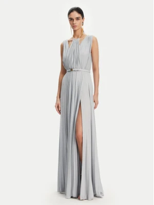 Elisabetta Franchi Sukienka wieczorowa AB-R21-52E2 Błękitny Regular Fit