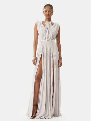 Elisabetta Franchi Sukienka wieczorowa AB-R21-52E2 Fioletowy jasny Regular Fit