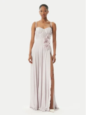 Elisabetta Franchi Sukienka wieczorowa ABR2252E2 544 Fioletowy Regular Fit