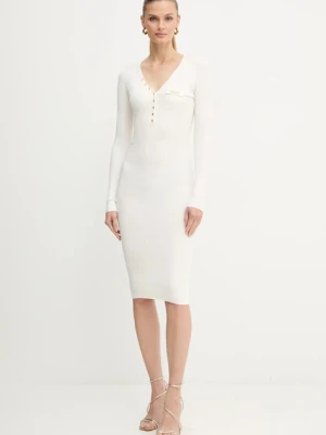 Elisabetta Franchi sukienka z dodatkiem jedwabiu