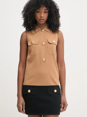 Elisabetta Franchi sukienka z wiskozy