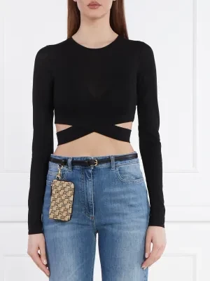 Elisabetta Franchi Sweter | Cropped Fit