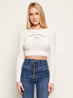 Elisabetta Franchi Sweter | Cropped Fit