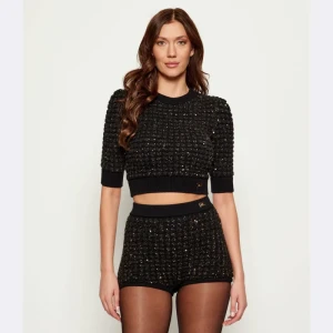 Elisabetta Franchi Sweter | Cropped Fit | z dodatkiem wełny