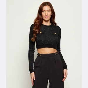 Elisabetta Franchi Sweter | Cropped Fit | z dodatkiem wełny
