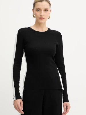 Elisabetta Franchi sweter damski kolor czarny lekki MK03S56E2