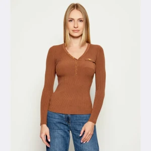 Elisabetta Franchi Sweter | Slim Fit | z dodatkiem jedwabiu